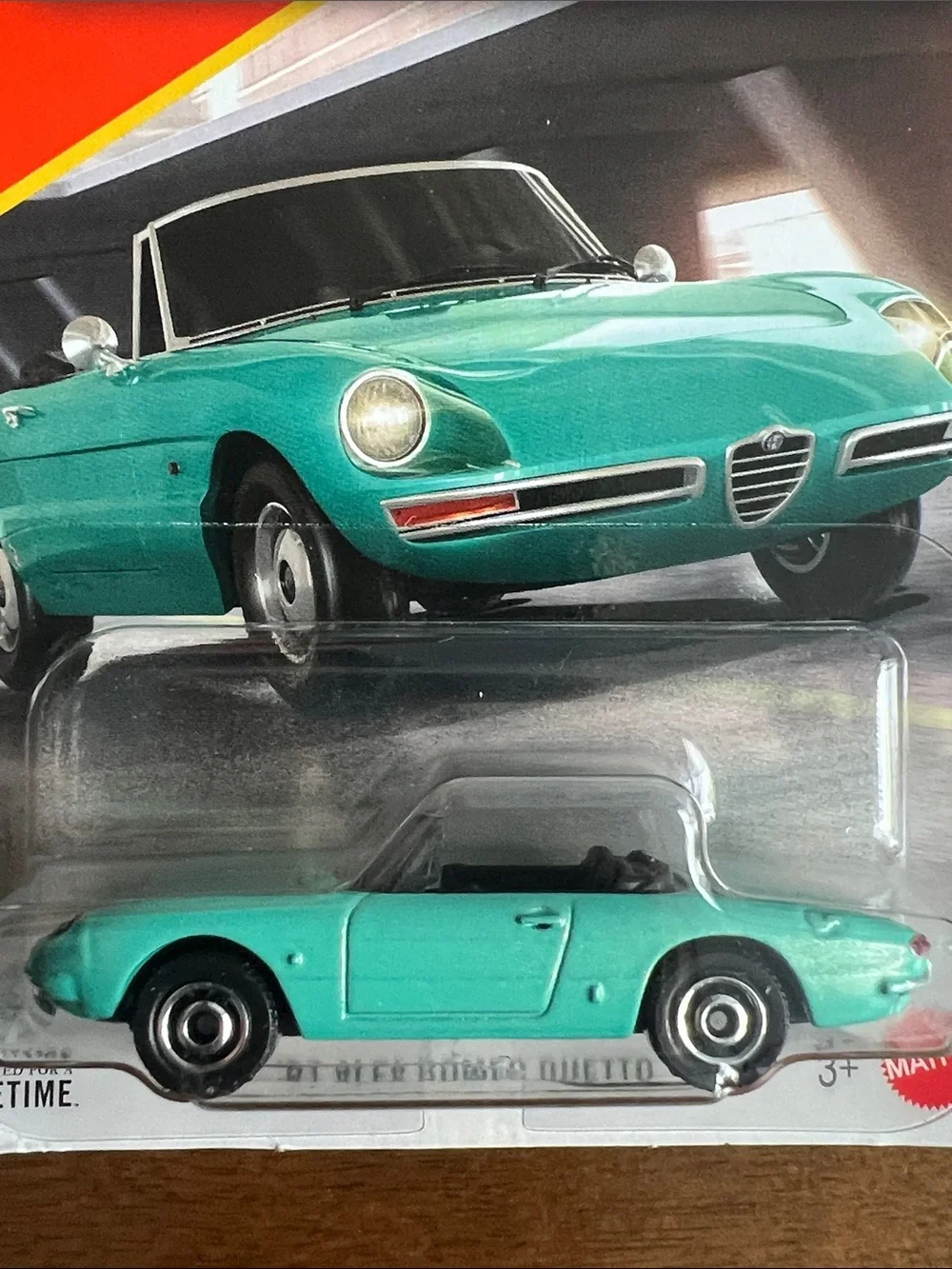 '67 Alfa Romeo Duetto Teal Convertible Matchbox